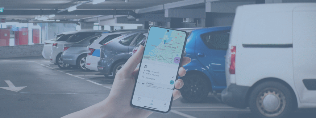 wego applicatie in parkeergarage
