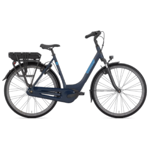 gazelle paris blauw met zwart